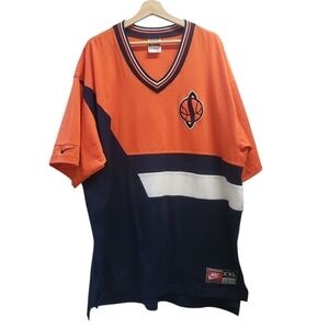 Nike Syracuse Jersey Basketball Warm Up Shooting Jersey Orangemen Size XXL
